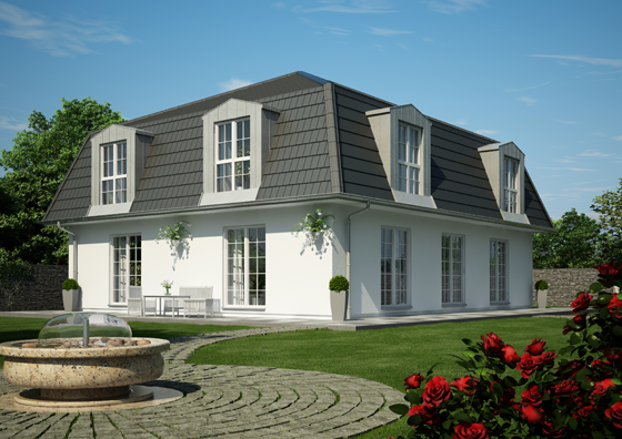 Das neue Mansarddachhaus von OKAL Haus überzeugt durch seine elegante Erscheinung und die hervorragenden Energiewerte.