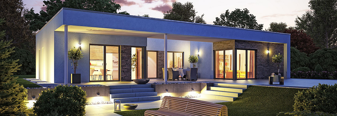 Zukunftssicheres Haus: Wohnen auf einer Ebene – der moderne Bungalow ... Zukunftssicheres Haus: Wohnen auf einer Ebene – der moderne Bungalow ...